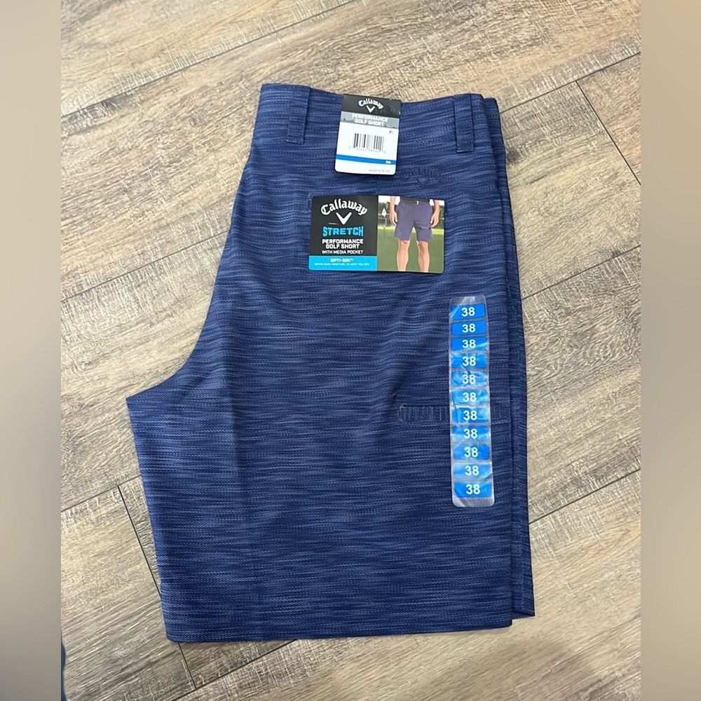 Callaway Performance Golf Shorts Mens Size 38 😀 NEW 😀
